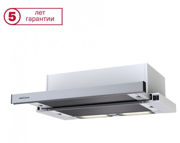 Встраиваемая вытяжка KRONA KAMILLA 600 inox (2мотора)