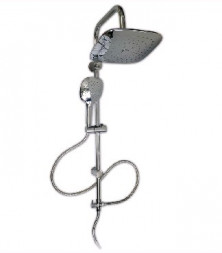 Стойка душевая OSKAR 3018 Стойка душевая тропический душ с Хромированными квадратными лейками