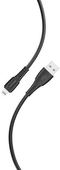Кабель SMARTBUY (iK-512-S40b) S40 Lightning черный, 2.4 А, 1 м