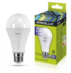Лампа ERGOLUX (14228) LED-A65-25W-E27-6K