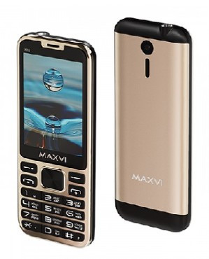 Телефон мобильный MAXVI X10 Metallic Gold (2 SIM)