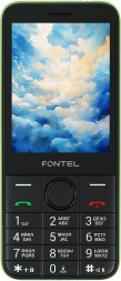 Телефон мобильный FONTEL FP320 черно-зеленый FONTEL FP320 черно-зеленый