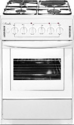 Плита комбинированная ЛЫСЬВА ЭГ 1/3г01-2у белая без крышки