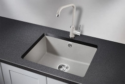 Мойка кухонная GRANULA GR-5551 БАЗАЛЬТ кварц