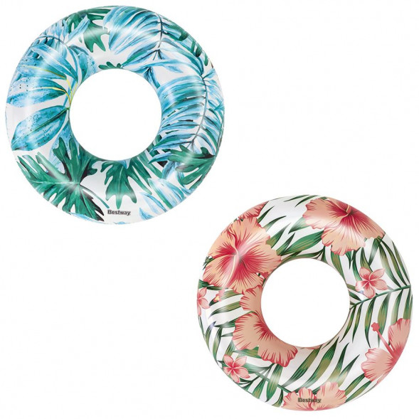 Круг для плавания BESTWAY Круг для плавания Tropical Palms 119 см Bestway (Арт. 36237)