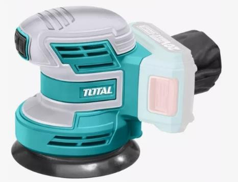 Аккумуляторная эксцентриковая шлифмашина TOTAL Li-ion 20V БЕЗ аккумулятора и ЗУ TROSLI2001