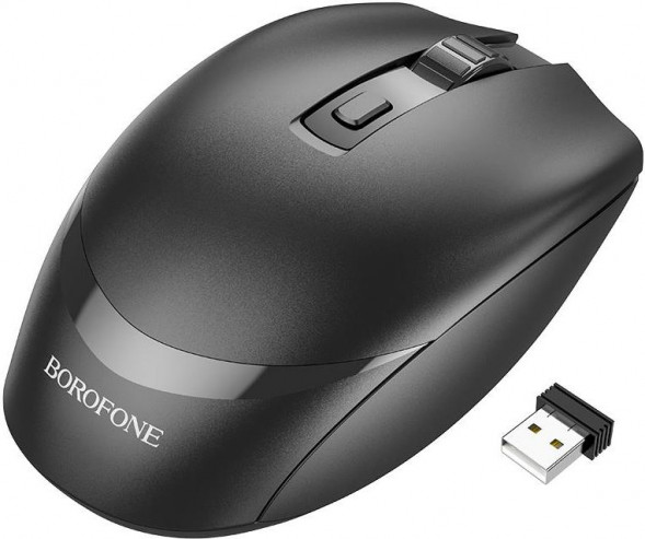 Мышь BOROFONE (6974443389982) BG7 Black - Bluetooth