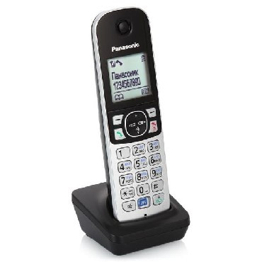 Телефоны цифровые PANASONIC KX-TGA681RUB доп. трубка