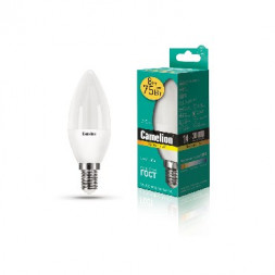 Лампа светодиодная CAMELION (12385) LED8-C35/830/E14/3000К