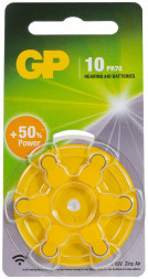 Воздуно-цинковые батарейки GP (3683) ZA10FRA-9D6
