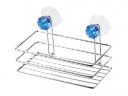 Полка подвесная РЫЖИЙ КОТ Полка подвесная малая W2794 "Бриллиант, синий", размер: 19,5*10*10,5см (крепление: 2 присоски) (310777)