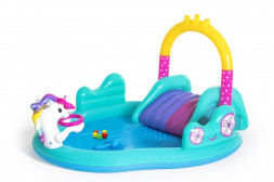 Бассейн BESTWAY Бассейн надувной Волшебный единорог 274 см*198 см*137 см 53097