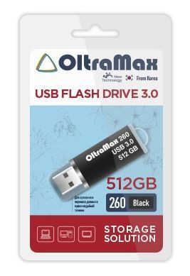 USB флэш-накопитель OLTRAMAX OM-512GB-260-Black USB 3.0