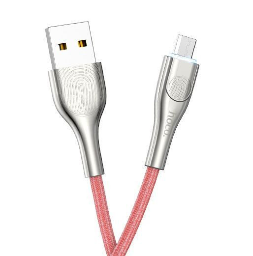 Кабель microUSB HOCO (6931474744906) X59 USB (m)-microUSB (m) 1.0м - красный