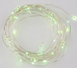 Гирлянда UNIEL (UL-00007248) ULD-S0500-050/DTB/3AA/RC RGB IP20 DEW Гирлянда светодиодная на батарейках 3AA (не в/к), 5м. 50 светодиодов. RGB свет