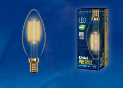 Лампочки светодиодные UNIEL (UL-00002396) LED-C35-5W/GOLDEN/E14 GLV21GO
