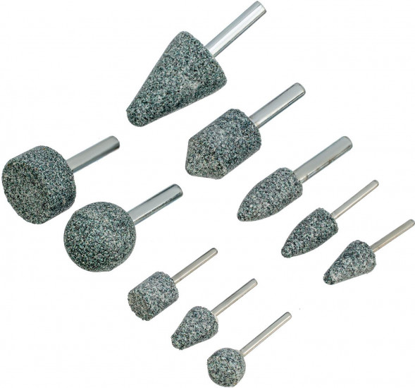 DENZEL Набор шарошек для дрели (ПШМ) 10 шт 76028