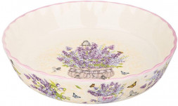 AGNESS 536-248 ЛАВАНДА круглая 2,1л 27,5*27,5*6см