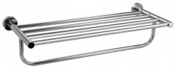 Полка для полотенец BRIMIX 1242 Полка для полотенца 550 мм с опорой большая, из нержавеющей стали 304