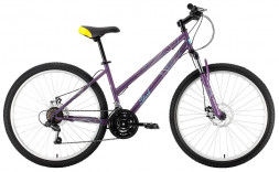 Велосипед STARK Luna 26.1 D Steel фиолетовый/голубой 18&quot; HQ-0009470