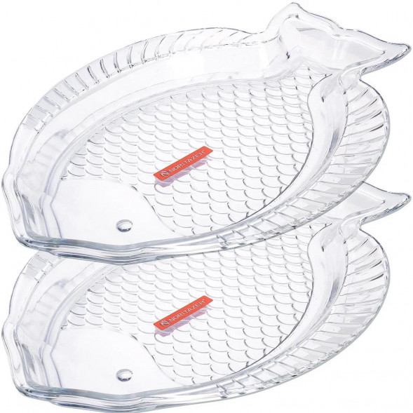 Блюдо LORAINE 641001 Блюдо FISH для рыбы набор из 2 шт (х12) LORAINE 641001 Блюдо FISH для рыбы набор из 2 шт (х12)