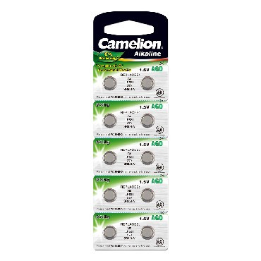 Элементы питания CAMELION (12808) AG0-BP10