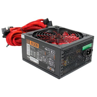 Блок питания GINZZU (17136) PC800 14CM Red