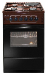 Плита комбинированная ЛЫСЬВА ЭГ 1/3г01-2у коричневый