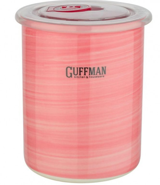 Контейнер GUFFMAN C-06-002-P с крышкой, розовый 0,7л