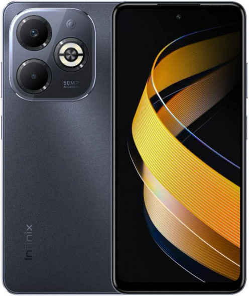 Смартфон INFINIX Smart 8 Plus 4/128Gb Black (10047656)