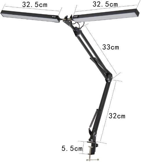 Светильник настольный СПУТНИК SDL224 черный