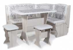 Мебель для кухни БИТЕЛ Кухонный уголок ОРХИДЕЯ АВТОР (БОДЕГО СВЕТЛЫЙ, D-1 фото борнео милк, D-1)