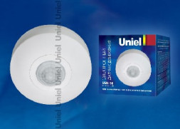 Датчики движения UNIEL (06566) USN-14-360R-1200W-3LUX-6M-0,6-1,5M/S-WH