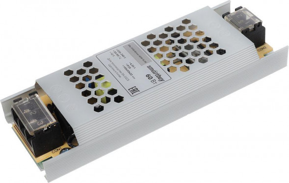 Драйвер SMARTBUY (SBL-IP20-Driver-60W-SLIM) IP20-60W для LED ленты 24V