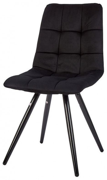 Стул обеденный POLINI Home Berlin SM, черный-черный (2 кор.)