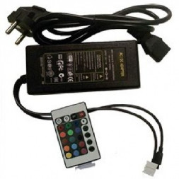 Блок питания ECOLA CRM072ESB LED STRIP RGB IR CONTROLLER 72W 12V 6A