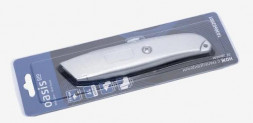 Нож OASIS Pro с трапециевидным лезвием 19х60х0,5 мм, алюминиевый корпус 1030602001 цвет серый