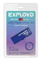 USB флэш-накопитель EXPLOYD EX-32GB-610-Blue USB 3.0