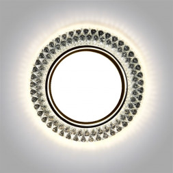 Светильник SMARTBUY (SBL-06CL2-GX53) GX53 с LED подсветкой прозрачный