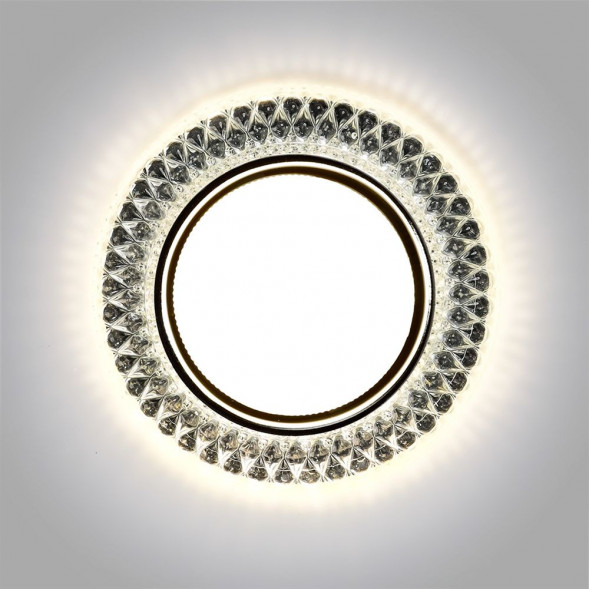 Светильник SMARTBUY (SBL-06CL2-GX53) GX53 с LED подсветкой прозрачный