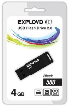 USB флэш-накопитель EXPLOYD 4GB 560 черный