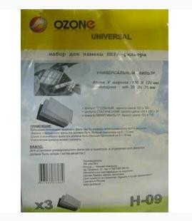 Аксессуары д/пылесосов OZONE microne H-09 набор универсальных фильтров для замены HEPA-фильтра