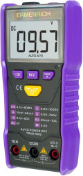 Цифровой мультиметр ERMENRICH Zing TC20, фиолетовый