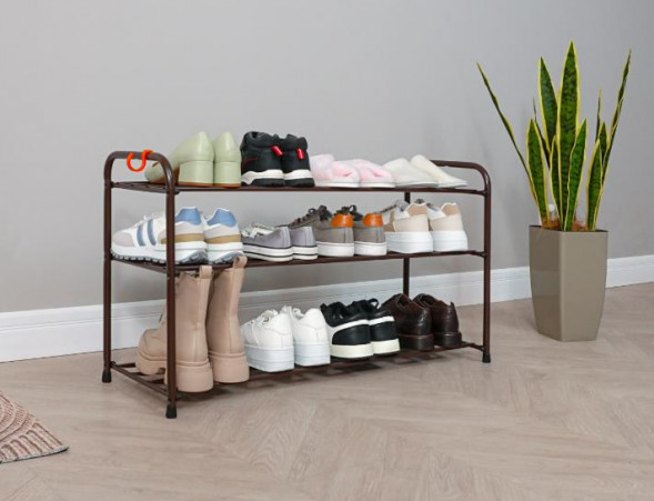 Подставка для обуви ЗМИ Альфа 33 коричневый ПДОА33 К