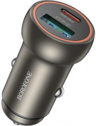 АЗУ BOROFONE (6941991118586) BZ32A 1USB+1Type-C 3.0A PD30W+QC3.0 , Gold