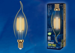 Лампочки светодиодные UNIEL (UL-00002397) LED-CW35-5W/GOLDEN/E14 GLV21GO