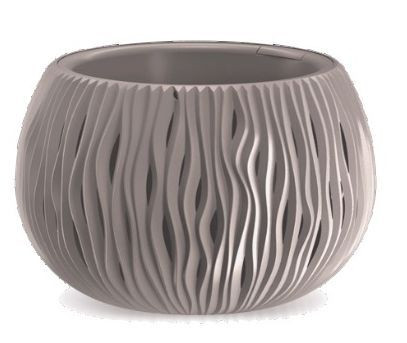 Кашпо PROSPERPLAST Кашпо SANDY BOWL DSK370-7529U мокко 2пр 9л