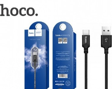 Кабель HOCO (6957531062868) X14 USB (m)-Type-C (m) 1.0м - черный