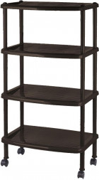 Этажерка KEEPLEX KL281412011 Regular для обуви четырехсекционная 50х31х14,5см темный каштан