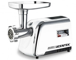 Мясорубка CENTEK CT-1602 Juice белый/хром